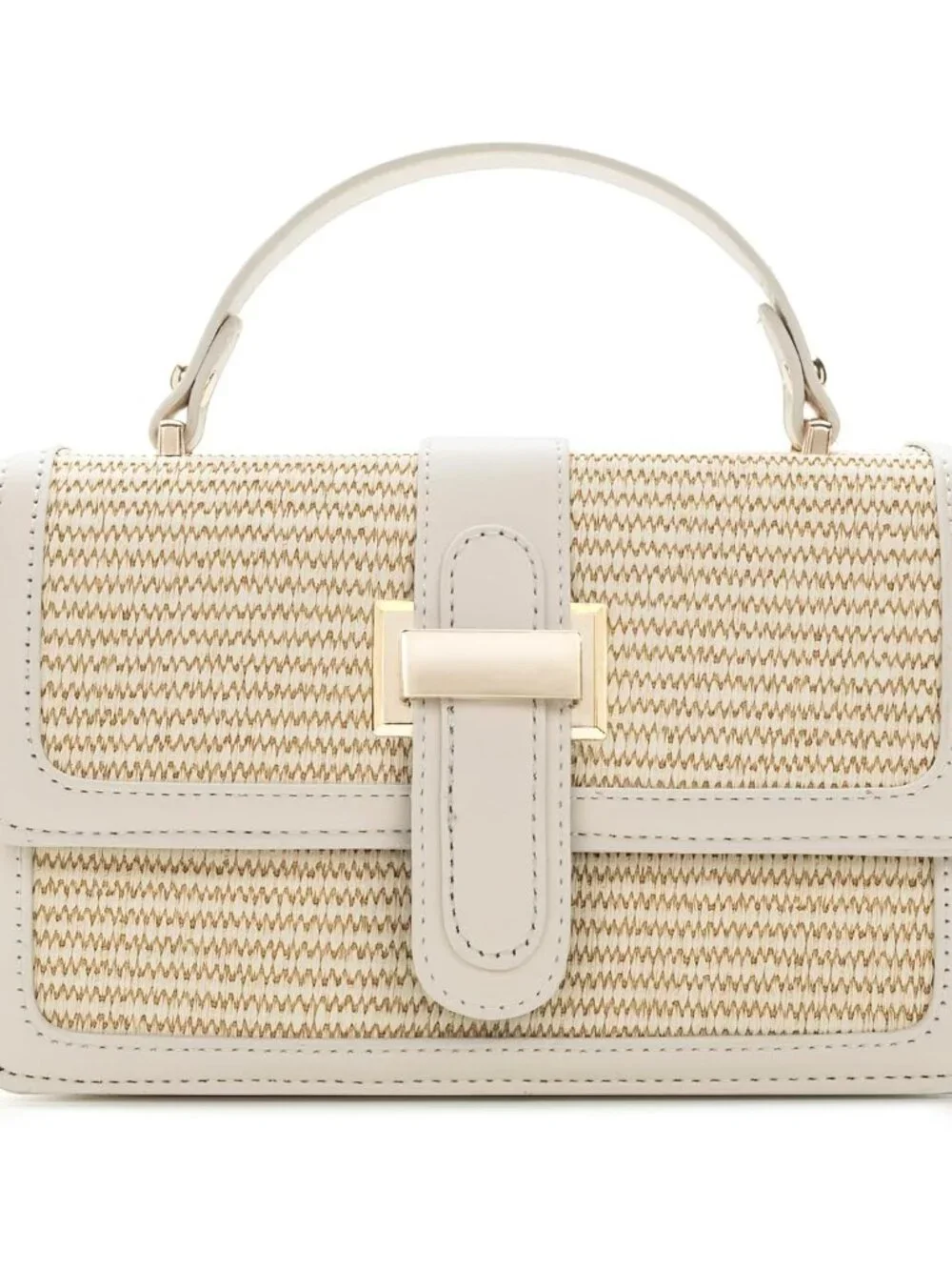 Straw Crossbody Purses for Women - Summer Leather Woven Handbags & Small Shoulde